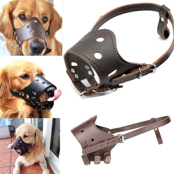 Dog Muzzle PU Leather - Image 4