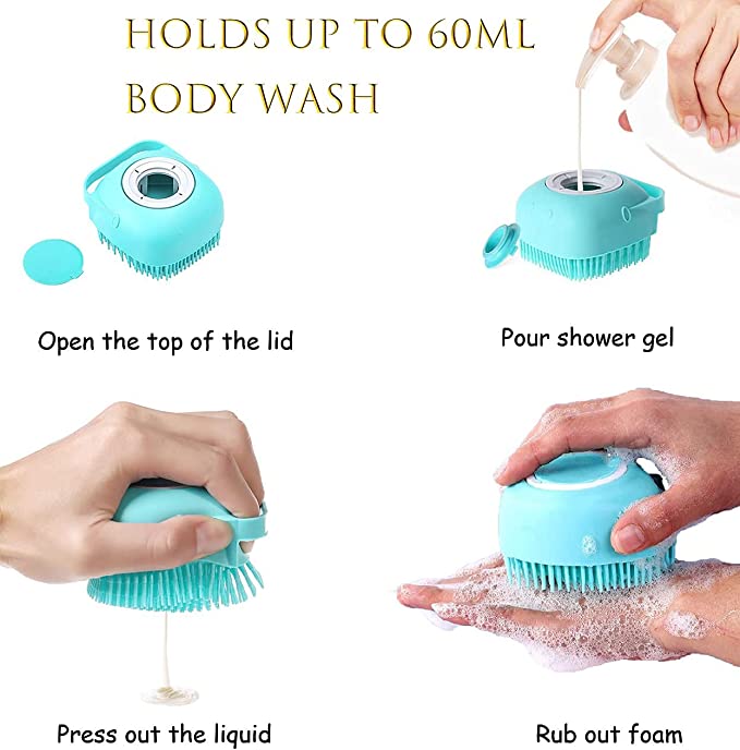 Silicone Body Brush Shower Scrubber
