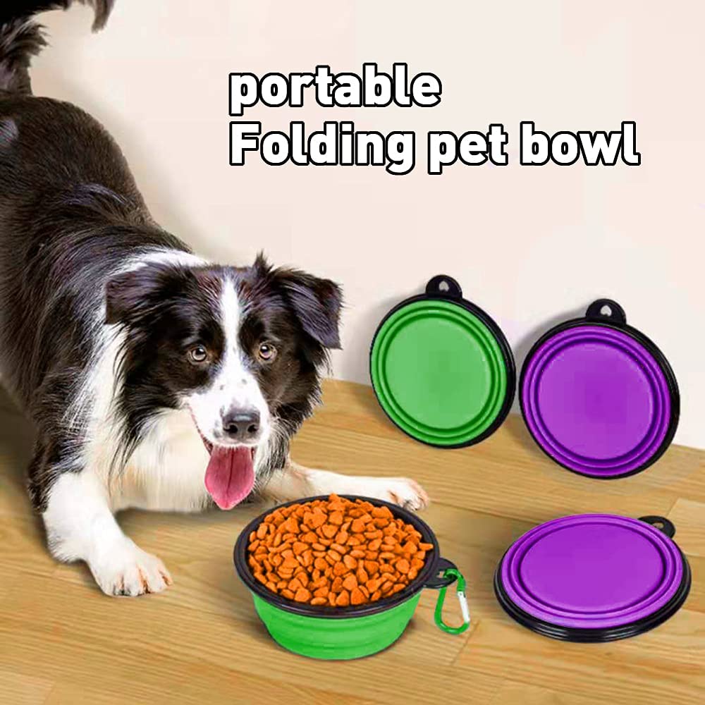 Silicone folding bowl with 2 handle +1 metal hook L - Image 4