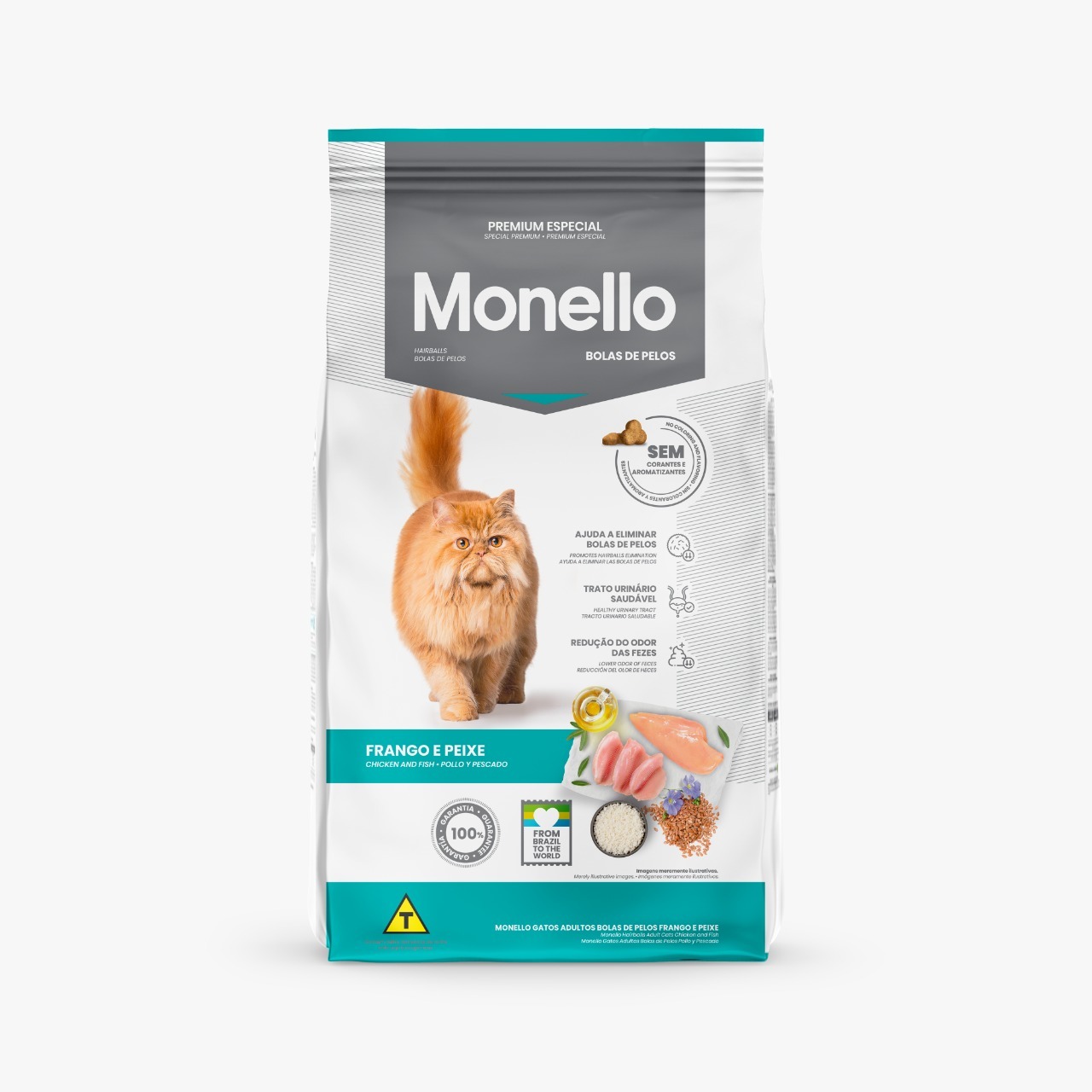 Monello Adult Cat Hairball ( Chicken and Fish Flavor) - Image 3