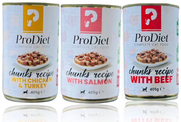 PRO DIET Cat Chunks wet food