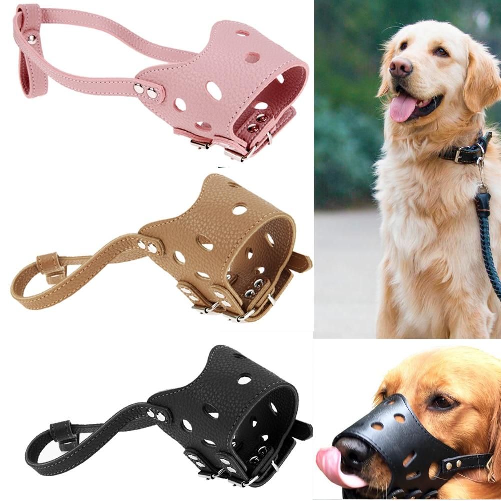 Dog Muzzle PU Leather - Image 3