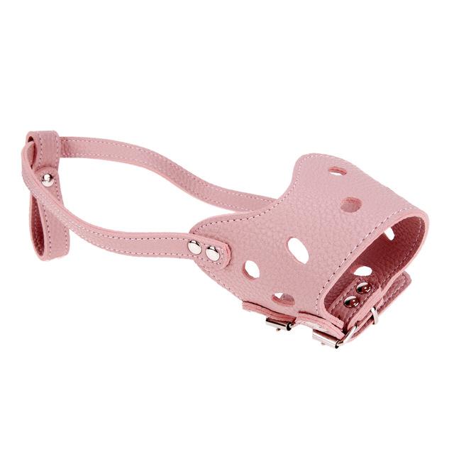 Dog Muzzle PU Leather - Image 2